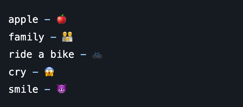表情符号过滤结果示例